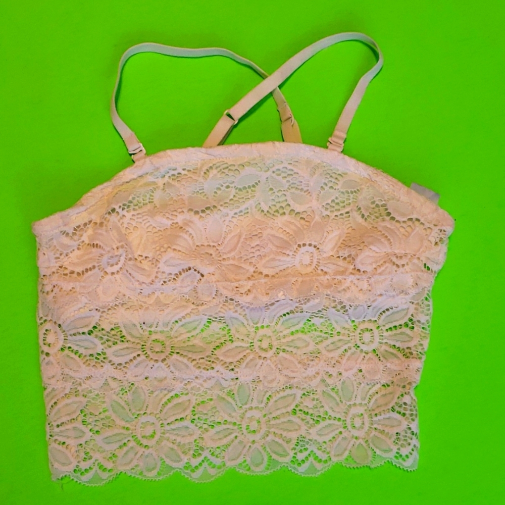 Lace crop top